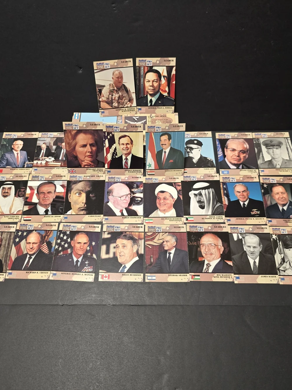 Vintage 1991 Pro Set Desert Storm Trading Cards Base Set 249 Missing #13